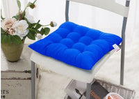 HKM-962963 Solid Color Dining Chair Cushion - Modern Polyester Seat Cushion for Comfort and Style