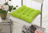 HKM-962963 Solid Color Dining Chair Cushion - Modern Polyester Seat Cushion for Comfort and Style