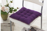 HKM-962963 Solid Color Dining Chair Cushion - Modern Polyester Seat Cushion for Comfort and Style