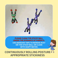 HKM-963155 Bendable Sticky Climbing Wall Spider Toy for Kids - Fun, Educational Toy for Ages 5-7
