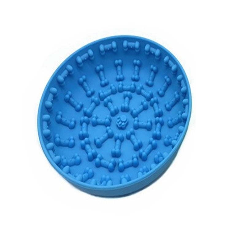 HKM-963347 Dog Choking Prevention Bowl Silicone Pet Slow Food Bowl
