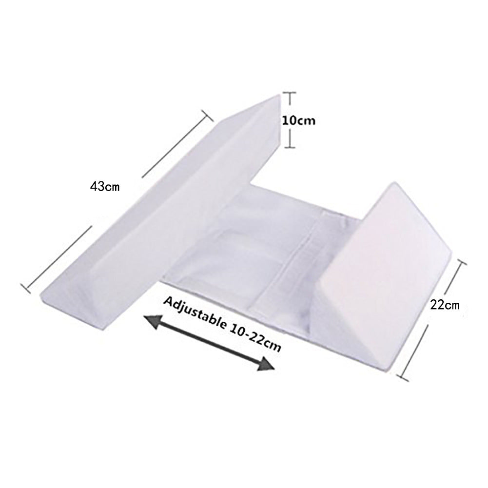 HKM-963411 Triangle Adjustable Styling Baby Pillow - Soft Velvet with Sponge Fill, 22cm and 43cm Options