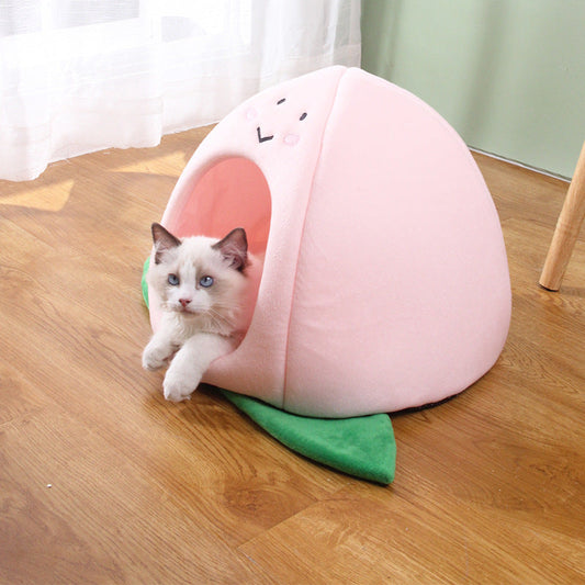 HKM-963539 Detachable and Washable Cat House Bed in Various Sizes and Colors