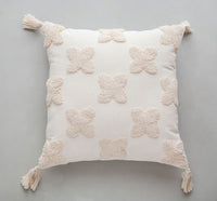HKM-963539 Ethnic Style Tufted Tassel Cushion Pillow Cover - 45x45cm, Various Colors Available