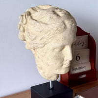 HKM-963667 Medieval Light Luxury Art Portrait Sculpture - 18x15x30cm Composite Material Ornament