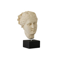 HKM-963667 Medieval Light Luxury Art Portrait Sculpture - 18x15x30cm Composite Material Ornament