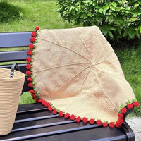 HKM-963731 Handmade Wool DIY Bouquet Blanket Crafting Material Kit - 65cm Non-Finished Product