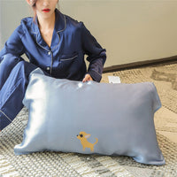 HKM-963731 Mulberry Silk Heavy Pillow Towel for Luxurious Comfort