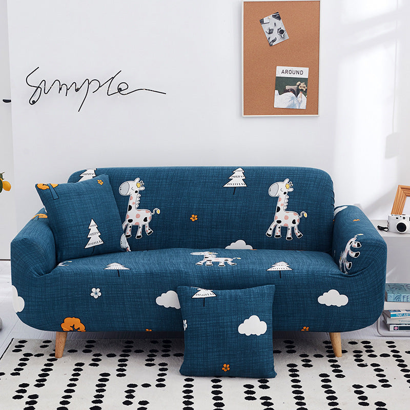HKM-963795 Universal All-Inclusive Sofa Cover - Stylish Fabric Protection for 1 to 4 Seater Sofas