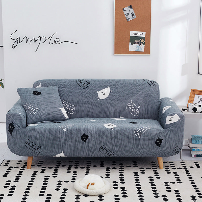 HKM-963795 Universal All-Inclusive Sofa Cover - Stylish Fabric Protection for 1 to 4 Seater Sofas