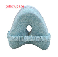 HKM-963859 Zero Pressure Memory Foam Leg Lock Pillow - 25x14cm, Available in Black, Green, Pink, Blue
