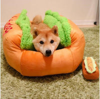 HKM-964115 Wholesale Creative Japanese Akita 6000 Same Hot Dog Dog Kennel Pet Cat Dog Nest Bed Can Be Removed