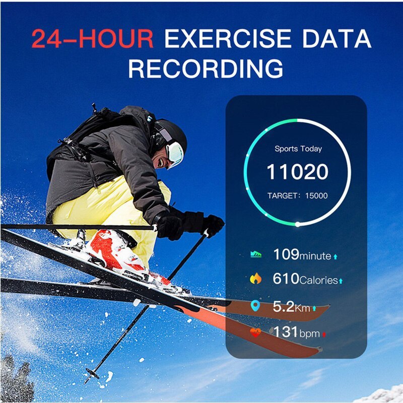 HKM-964243 Waterproof Outdoor Sports Smart Watch with Bluetooth Calling, 1.3-Inch Touchscreen, Multi-Language Support