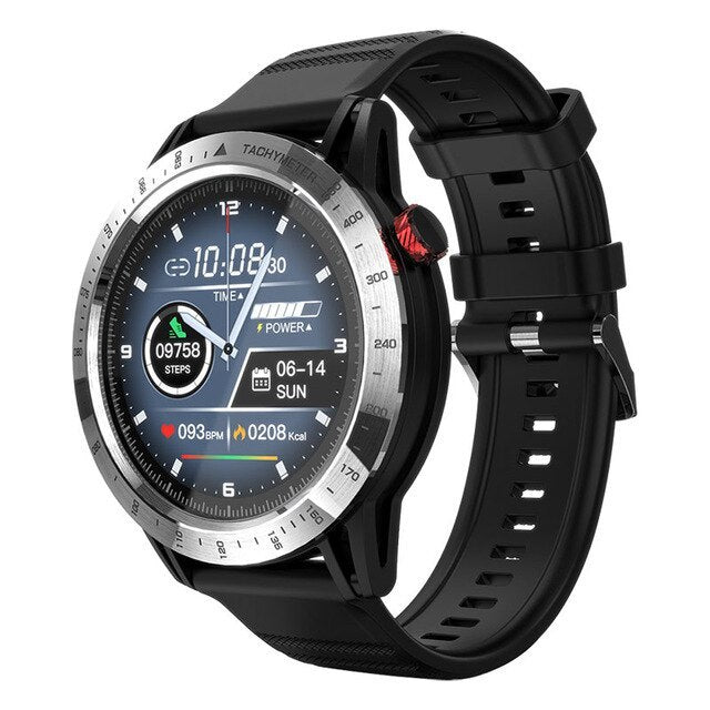 HKM-964243 Waterproof Outdoor Sports Smart Watch with Bluetooth Calling, 1.3-Inch Touchscreen, Multi-Language Support