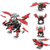 HKM-964307 Dinosaur Model DIY Assembly Educational Toy for Kids, 3D Puzzle Building Block Set