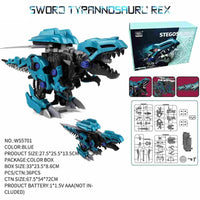 HKM-964307 Dinosaur Model DIY Assembly Educational Toy for Kids, 3D Puzzle Building Block Set