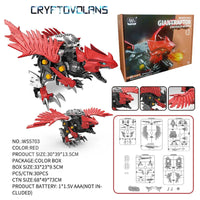 HKM-964307 Dinosaur Model DIY Assembly Educational Toy for Kids, 3D Puzzle Building Block Set