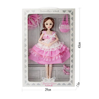 HKM-964371 14 Inch Mini Vinyl Fashion Doll Set for Girls - Perfect for Ages 2-7