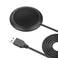 HKM-964435 USB 360-Degree Omnidirectional Microphone with Dual Channel and Zinc Alloy Shell