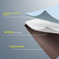HKM-964499 Waterproof Dog Mattress Summer Mat in Sea Salt Blue - Multiple Sizes Available