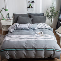 HKM-964563 Cotton Twill Printed Quilt Cover Set with Pillowcases in Floral Designs