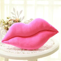 HKM-964563 Creative Lips Plush Throw Pillow for Home Décor - Soft Decorative Cushion for Living Room and Weddings