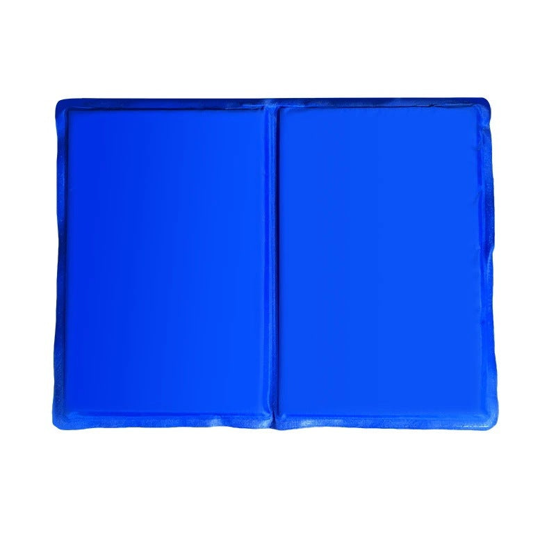 HKM-964691 Cool Gel Pet Mat - Soft Blue Ice Pad for Dogs, 40x50cm Modern Design, Easy to Clean
