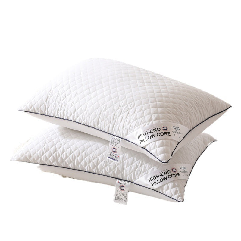 HKM-964691 Feather Velvet Pillow for Adults - Single Side, Cold Gray, 48x74cm