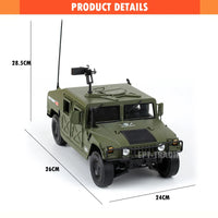 HKM-964691 Military Alloy Diecast Model Car 1:18 - Durable Toy Vehicle for Kids 2-13 Years