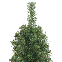 HKM-964691 Slim Artificial Christmas Tree with Stand - 150 cm Green PVC Design