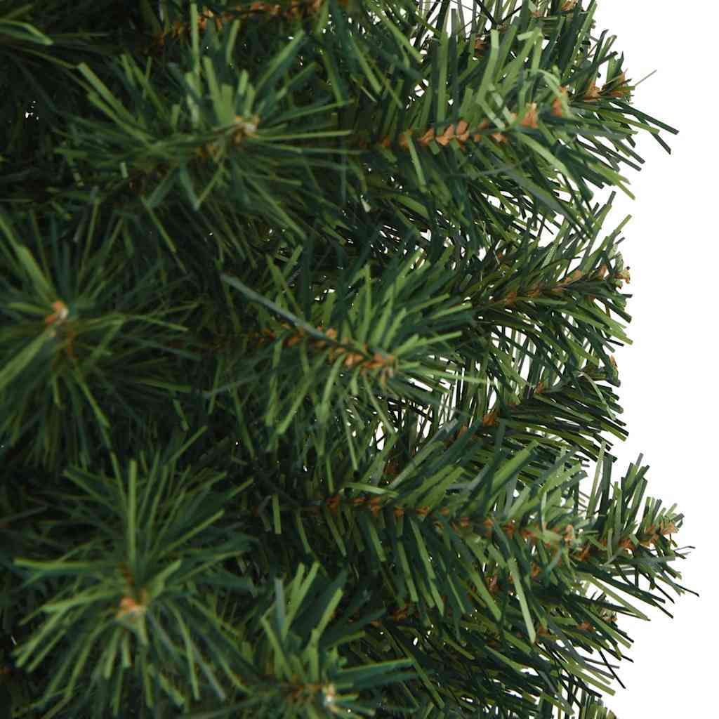 HKM-964691 Slim Artificial Christmas Tree with Stand - 150 cm Green PVC Design