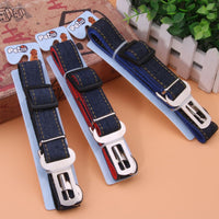 HKM-964755 Pet Safety Car Seat Belt for Dogs - Adjustable 50-70cm Length, Sturdy PP & ABS Material
