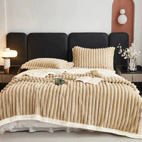 HKM-964883 Solid Color Polyester Plush Blanket in Various Sizes and Colors