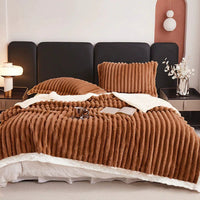 HKM-964883 Solid Color Polyester Plush Blanket in Various Sizes and Colors