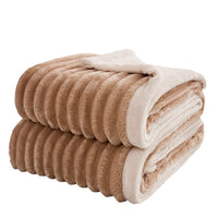 HKM-964883 Solid Color Polyester Plush Blanket in Various Sizes and Colors