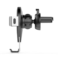 HKM-964947 Metal Gravity Bracket for Car Air Outlet - Adjustable Silicone and ABS Support, Space-Saving Design, Model BTW-B041NEW