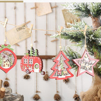 HKM-965011 Creative Hollow Wooden Pendant Light for Festive Decor, Available in Various Shapes