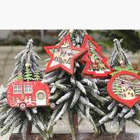 HKM-965011 Creative Hollow Wooden Pendant Light for Festive Decor, Available in Various Shapes