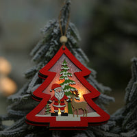 HKM-965011 Creative Hollow Wooden Pendant Light for Festive Decor, Available in Various Shapes