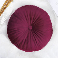 HKM-965011 Custom Round Dutch Velvet Tatami Cushion - European Classical Bay Window Pillow