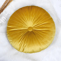 HKM-965011 Custom Round Dutch Velvet Tatami Cushion - European Classical Bay Window Pillow