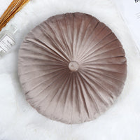 HKM-965011 Custom Round Dutch Velvet Tatami Cushion - European Classical Bay Window Pillow