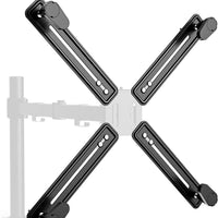 HKM-965075 Full Dynamic Iron Monitor Desktop Bracket with Rotary Adjustment