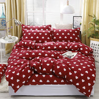 HKM-965203 Aloe Cotton Four-Piece Bedding Set in Various Playful Designs