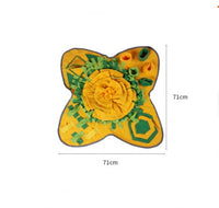 HKM-965267 Dog Sniffing Treasure Hunt Mat – Flower Shaped Design for Mental Stimulation and Energy Release