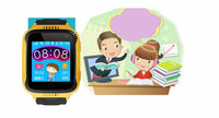 HKM-965395 Smart Touch Screen Health Monitoring Smart Watch with Silicone Strap and 400mAh Battery