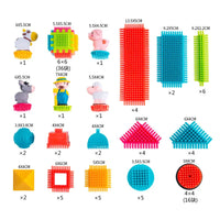 HKM-965459 Creative Farm Theme DIY Building Blocks Set, 30-Piece Bristle Construction Toy for Ages 3 and Up, Modern Design, Educational Fun