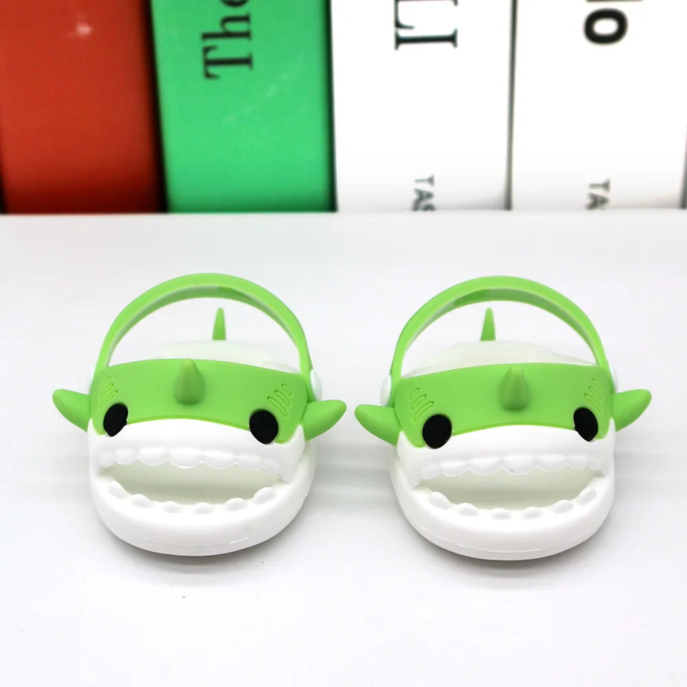 HKM-965715 Cute Cotton Doll Pet Slippers - Shark, Rabbit, Dog, Pig - DIY Dressing Accessories for Kids