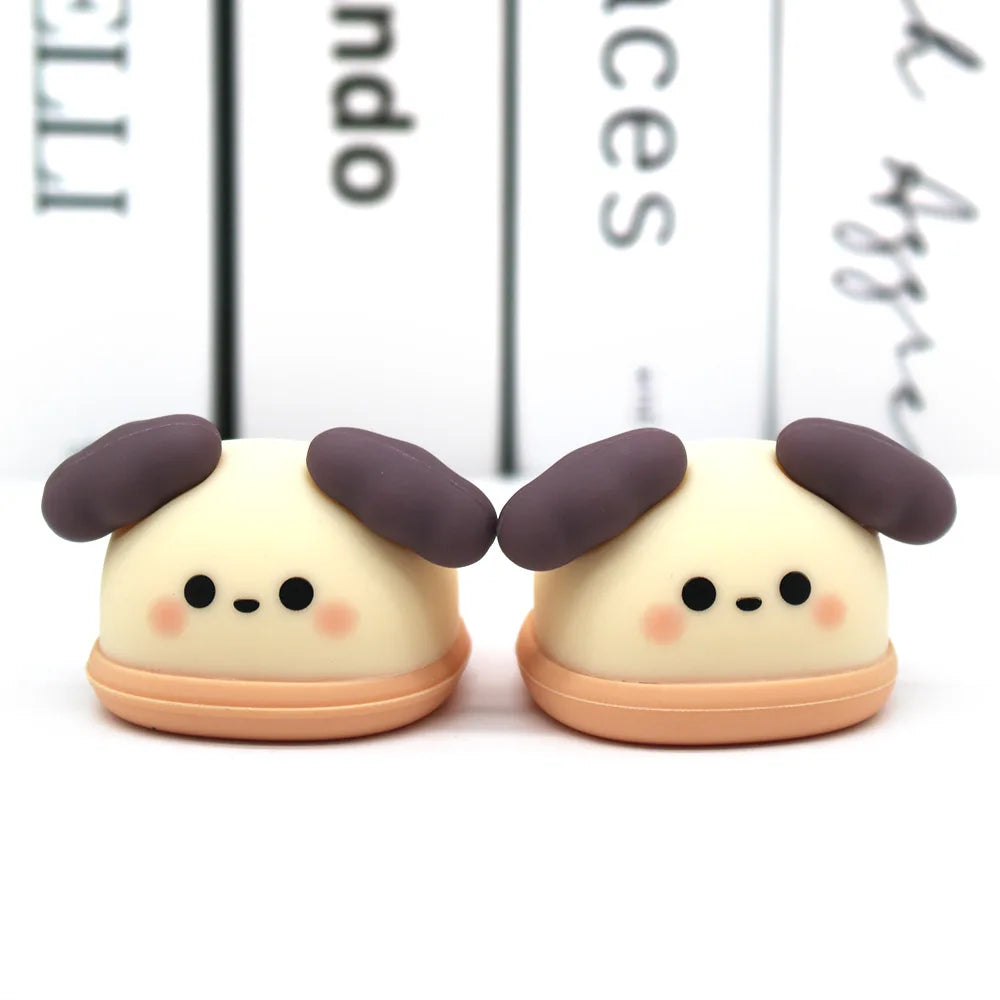 HKM-965715 Cute Cotton Doll Pet Slippers - Shark, Rabbit, Dog, Pig - DIY Dressing Accessories for Kids