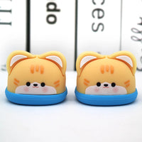 HKM-965715 Cute Cotton Doll Pet Slippers - Shark, Rabbit, Dog, Pig - DIY Dressing Accessories for Kids